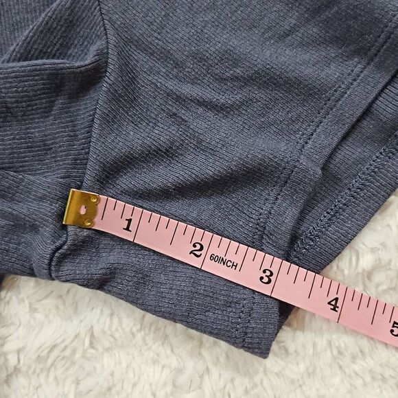 Athleta womens 3x well-rested rib blue soft pajama sleep short - Picture 5 of 6